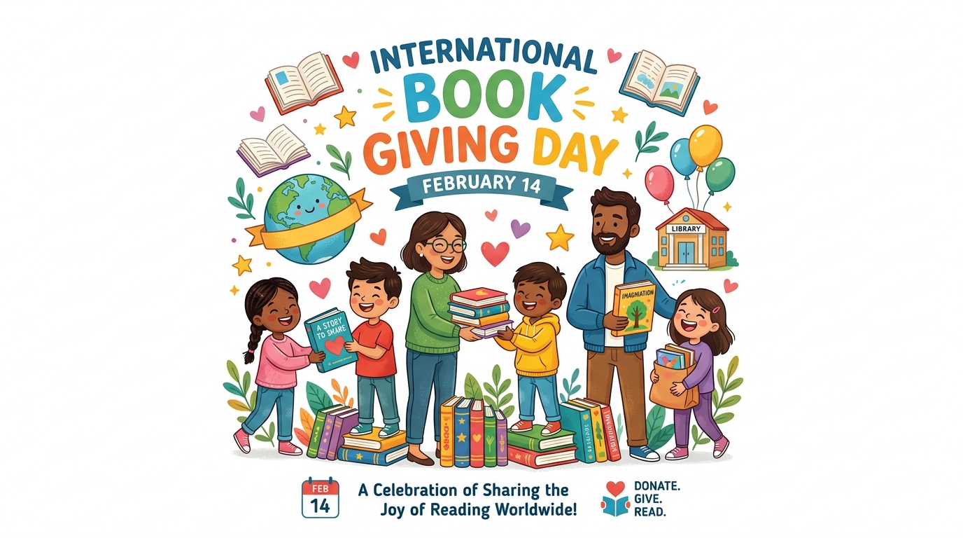 International Book Giving Day Celebration - Global Literacy & Reading Event - Feature Imagefeb 14 1