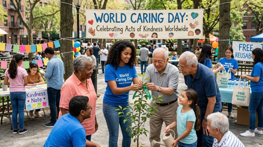 Multigenerational Community Volunteers Celebrate World Caring Day with Tree Planting & Acts of Kindness - Feature Image June 165