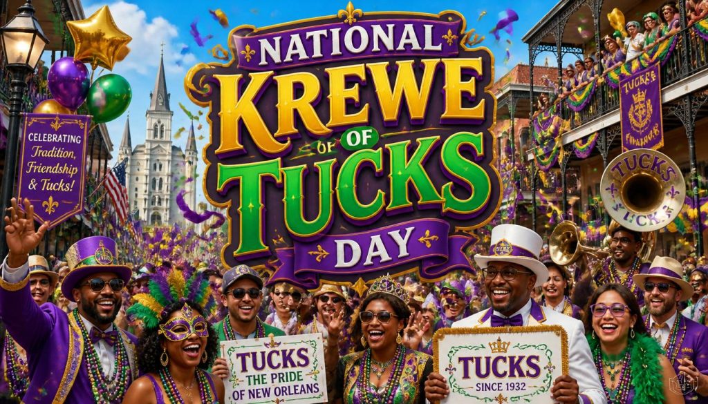 National Krewe of Tucks Day