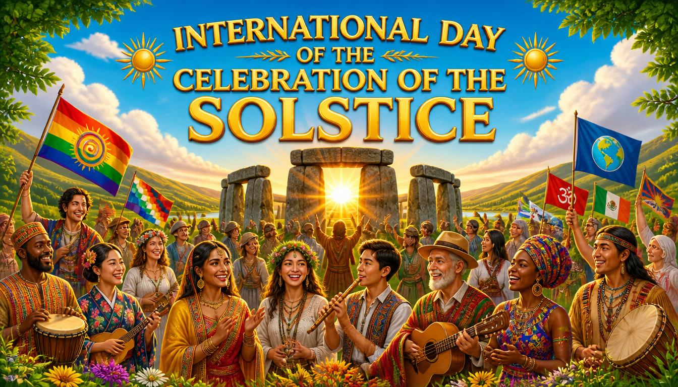 Global Solstice Celebration: Diverse People United in Harmony & Nature with Ancient Monuments - Feature Image June 353