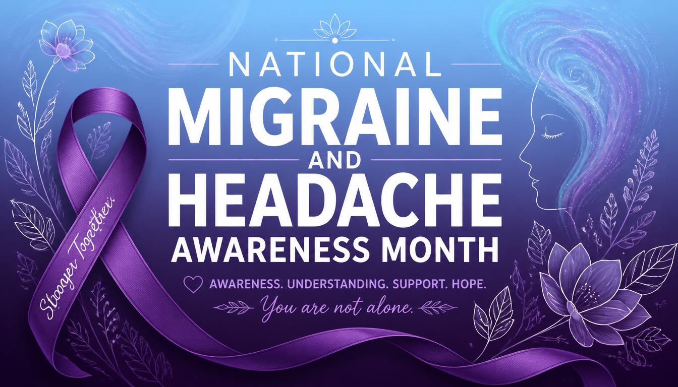 National Migraine and Headache Awareness Month