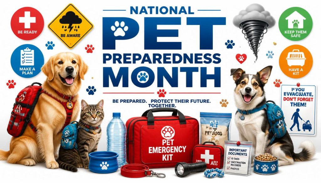 National Pet Preparedness Month