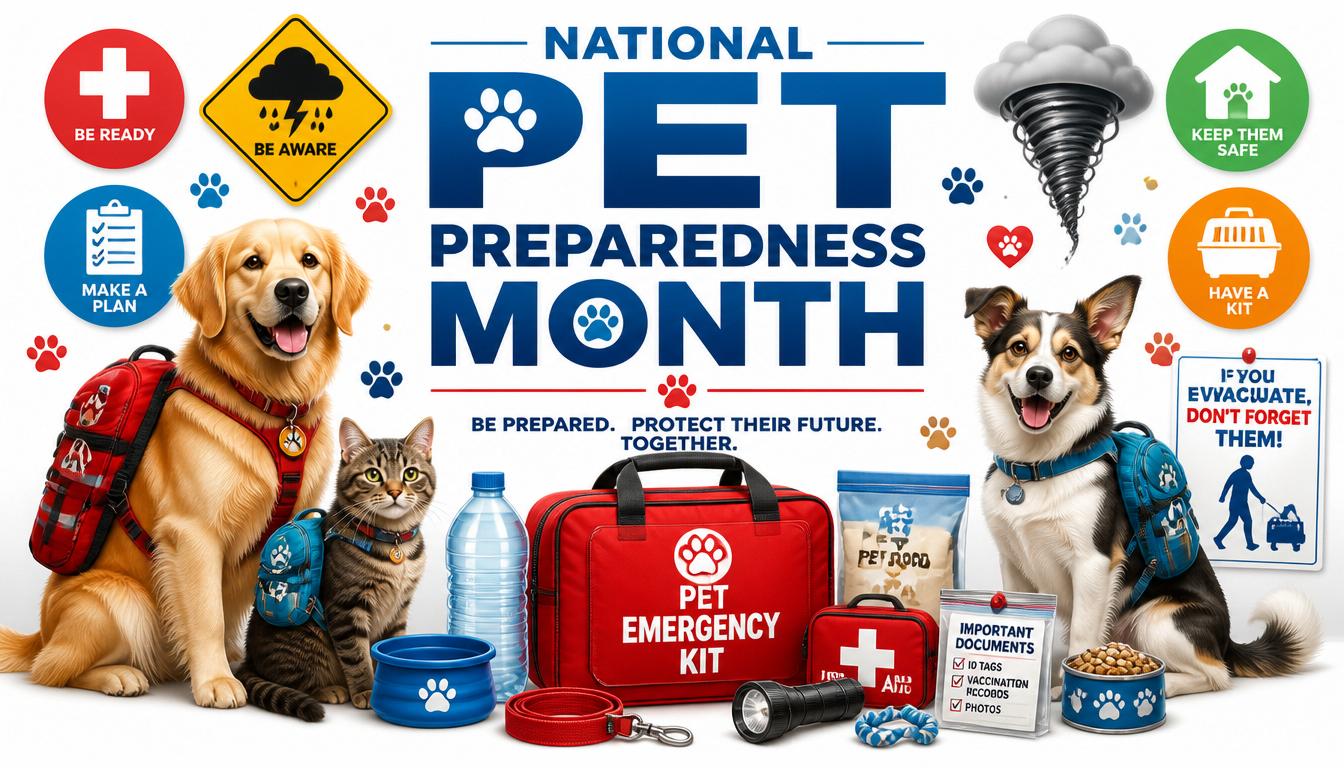 National Pet Preparedness Month