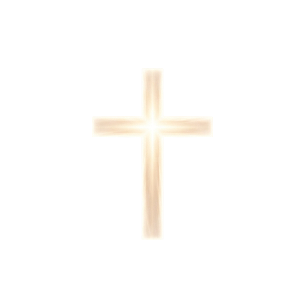 Simple white cross symbol centered against a black background