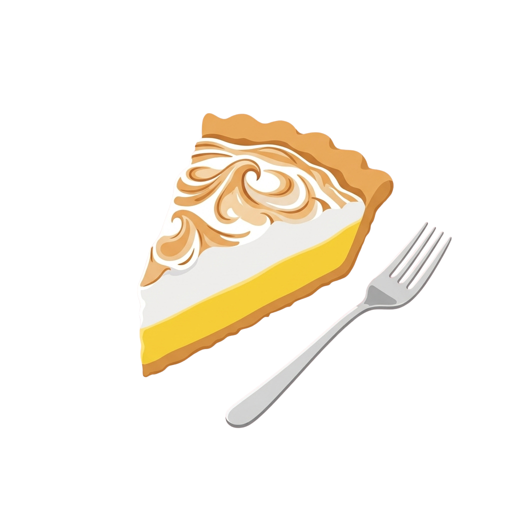 A slice of caramel cream cake with a fork beside it