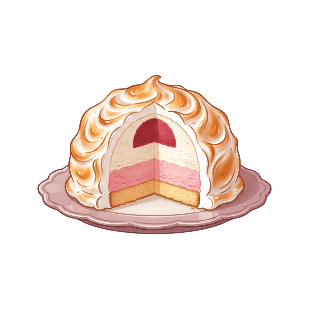 A slice removed from a multi-layered cake with whipped cream topping on a pink plate