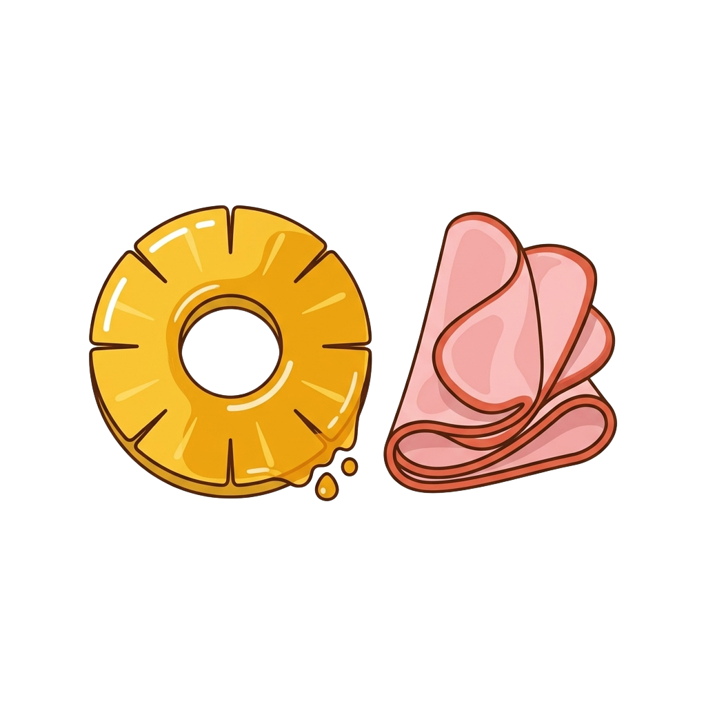 A cheerful yellow donut with a hole and sprinkles, appearing to think as a pink speech bubble forms from its side.