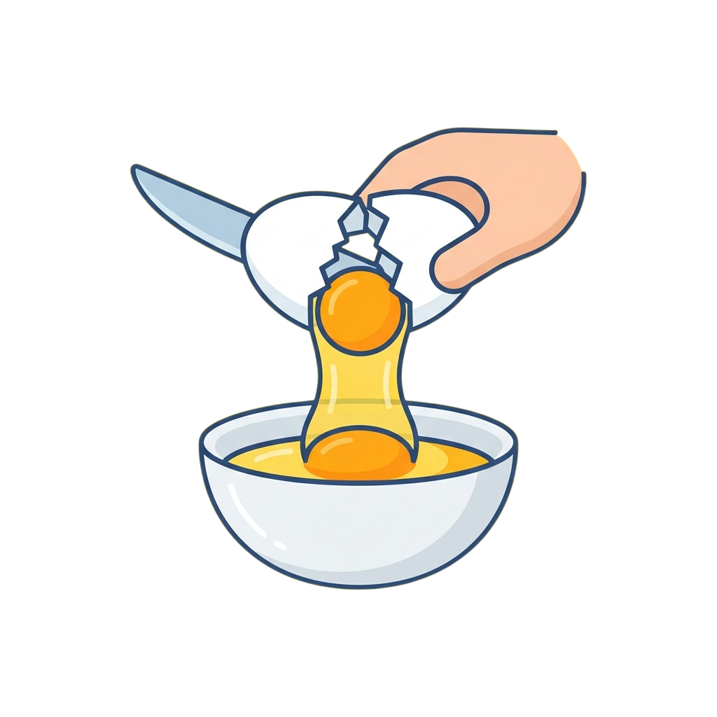 Illustration showing hands holding a baby bottle with liquid being poured into a bowl