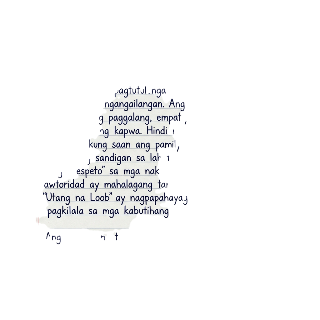 White text on black background shaped like the Philippines map highlighting social activism messages
