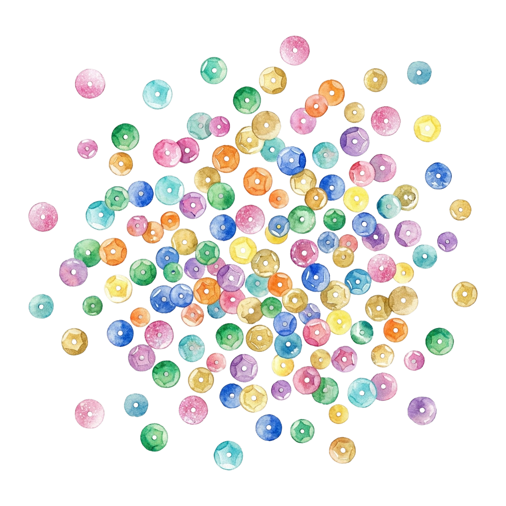 Abstract image of multicolored hexagonal shapes on a black background