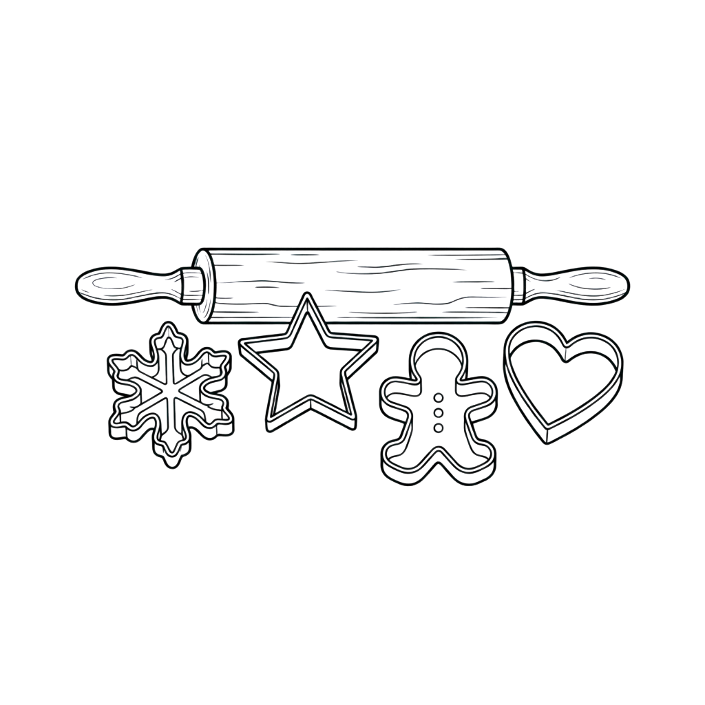 Faint glowing neon lines forming abstract shapes on a dark background