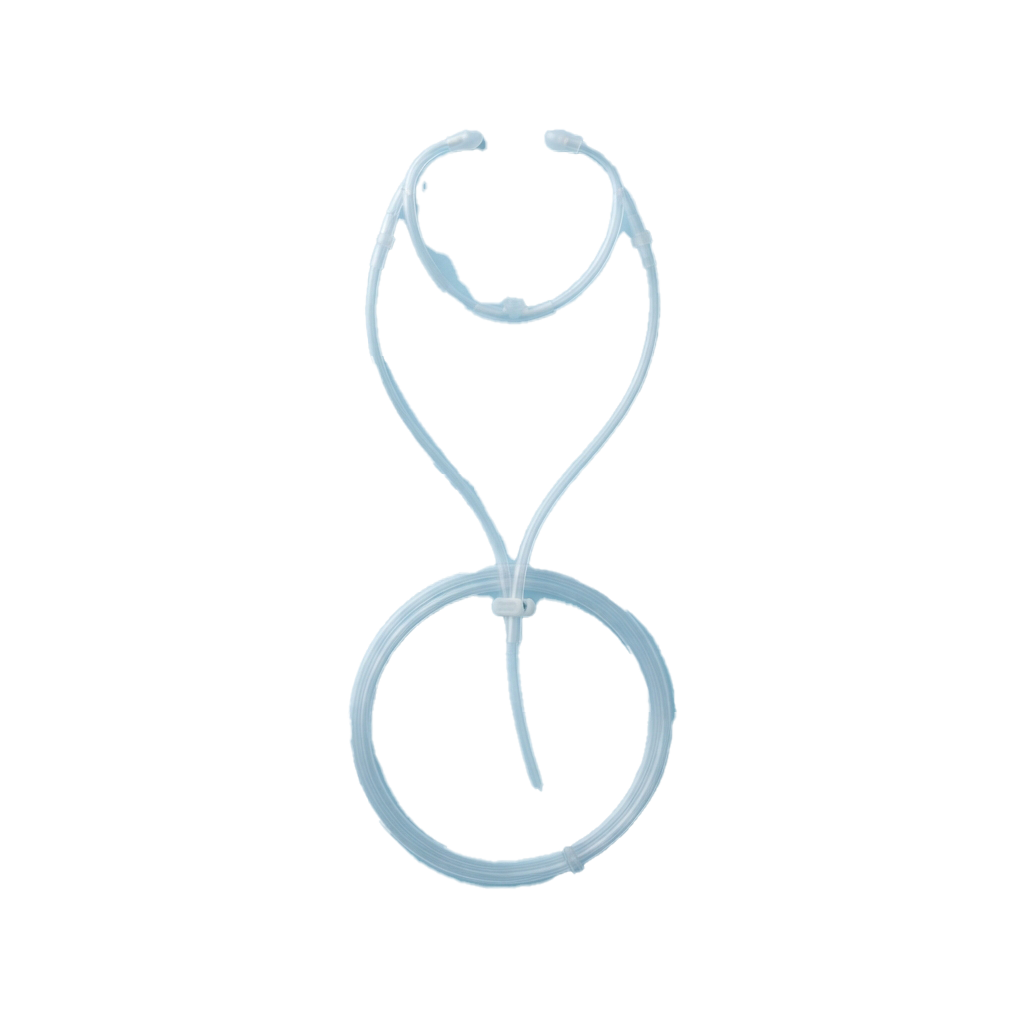 A white wire forming two loops connected by a twisted center against a black background