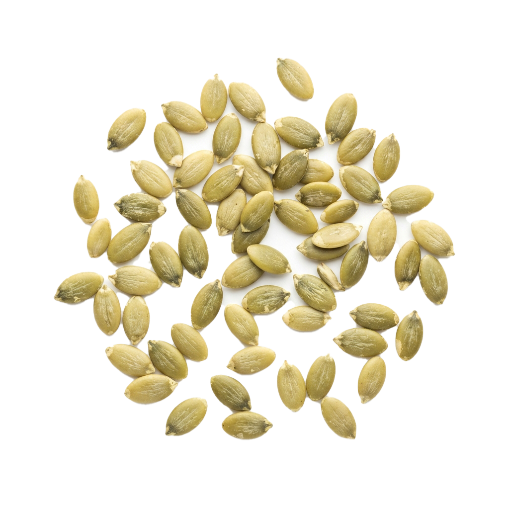 Cluster of light brown whole cardamom pods on a dark background