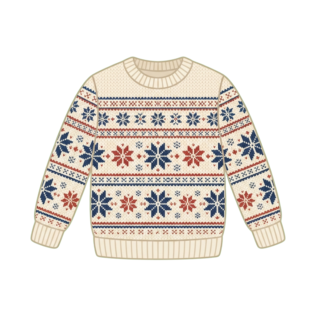 White child sweater with colorful embroidered floral patterns and stripes